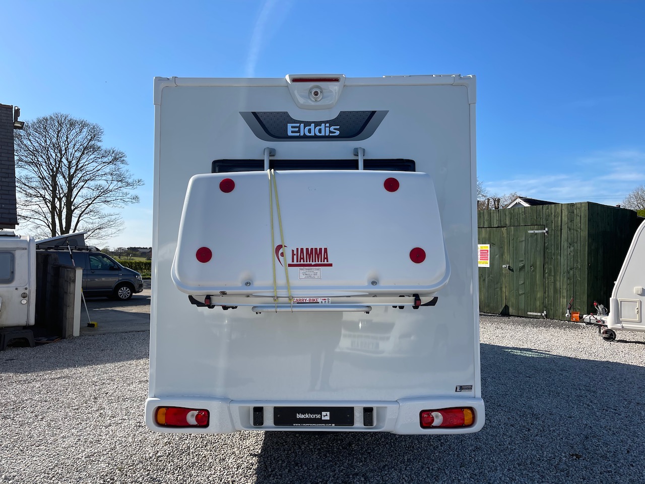 Elddis caravan bike rack deals